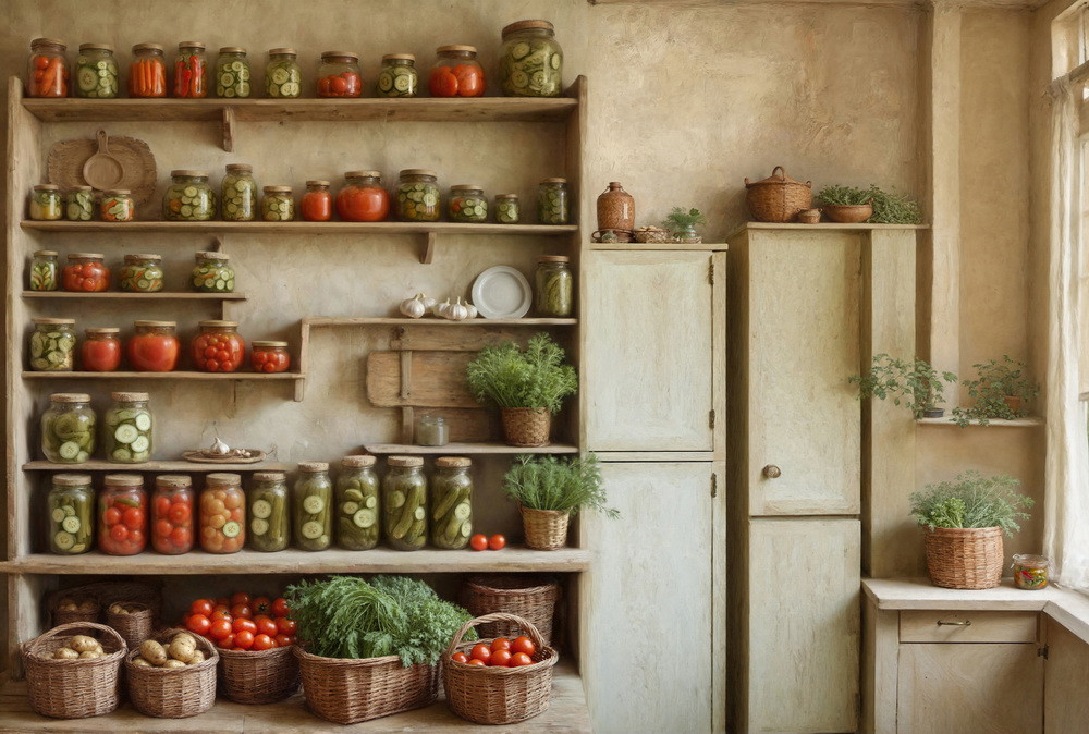 Backdrop "Light kitchen room" Backdrop "Light kitchen room"