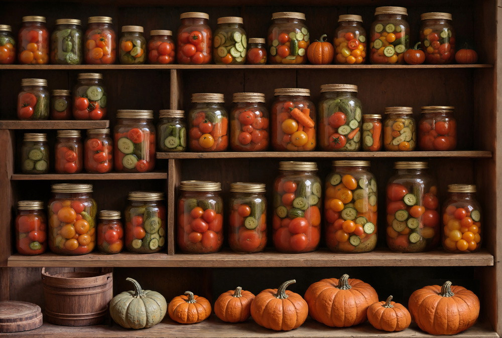 Backdrop "Dark jars v.2"