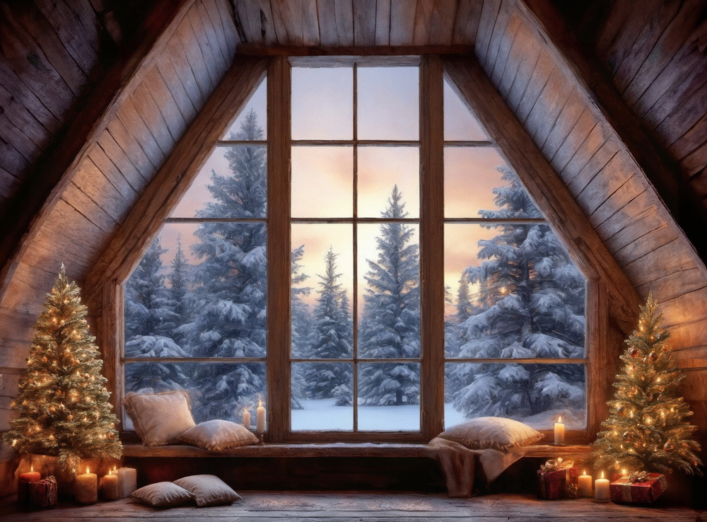 Нейрофотофон "Зимние окна" вариант 2