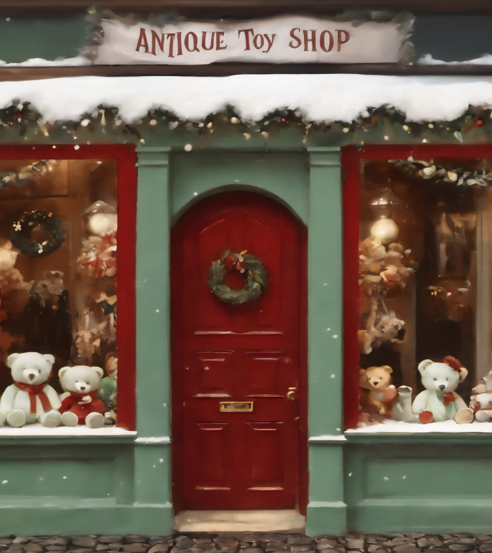 Backdrop "Antique toy shop"