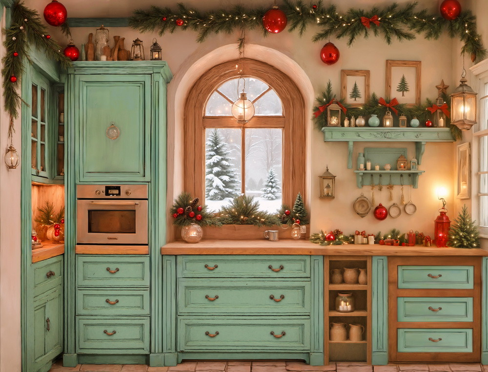Backdrop "Christmas kitchen 3.0"