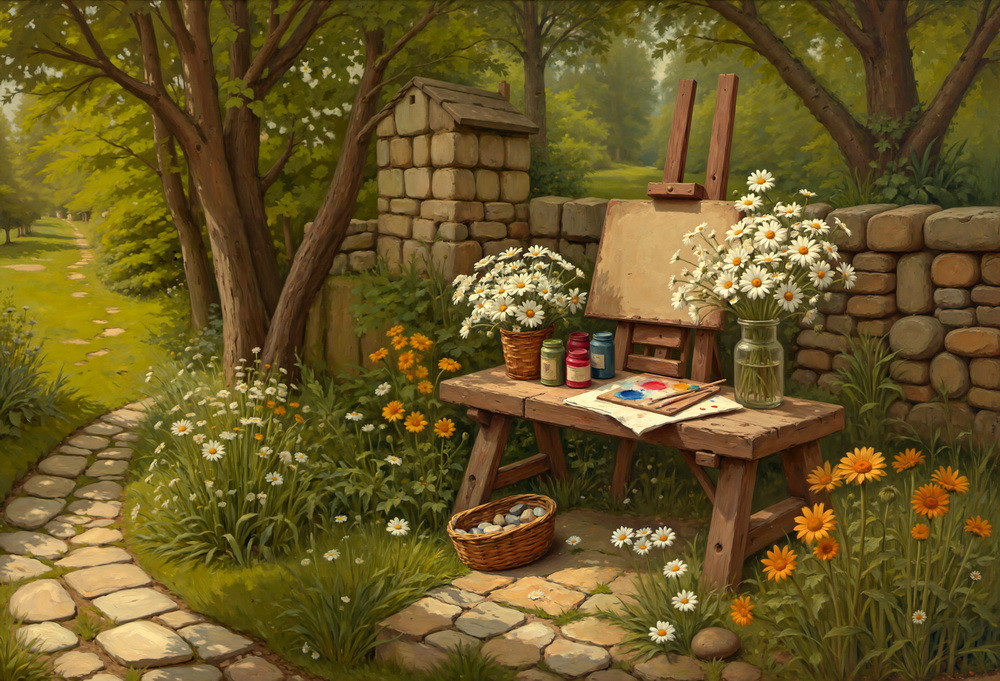 Backdrop "On the sketching"