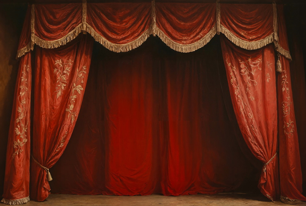 Backdrop "Red stage"