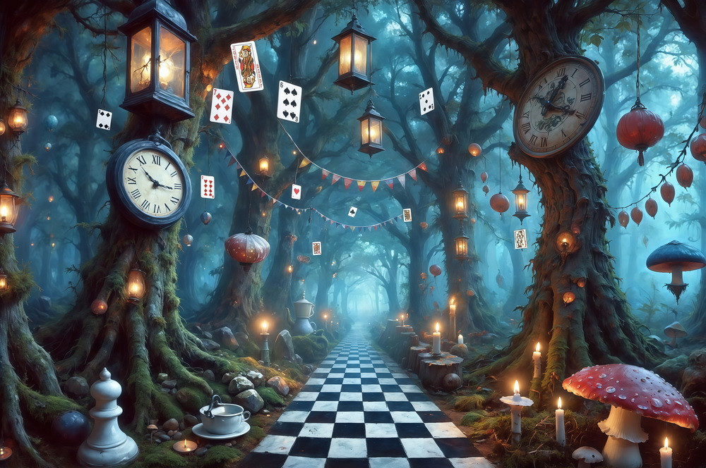 Backdrop "Alice on the other side v.2"