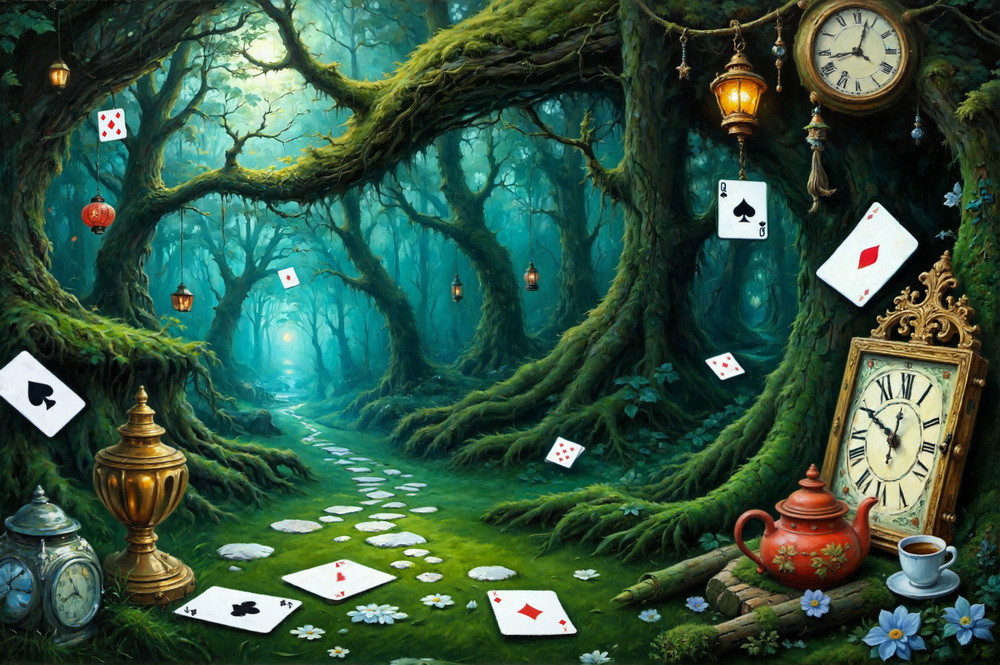 Backdrop "Alice on the other side v.3"