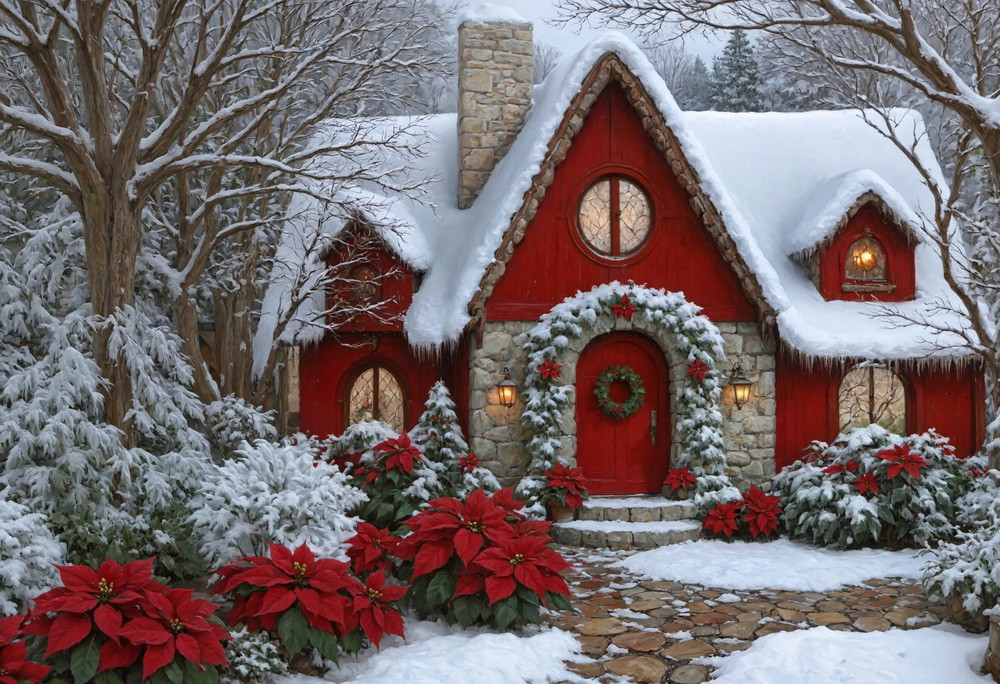 Backdrop "Red house"