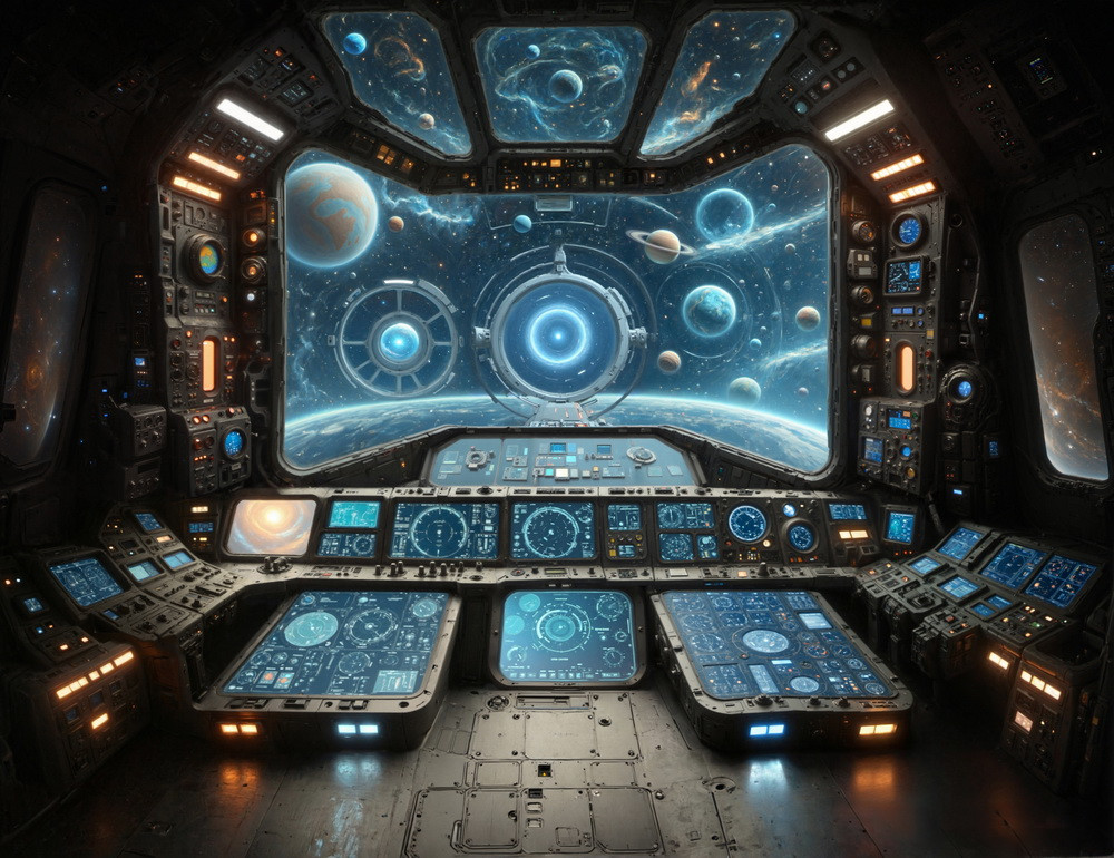 Backdrop "Spaceship"