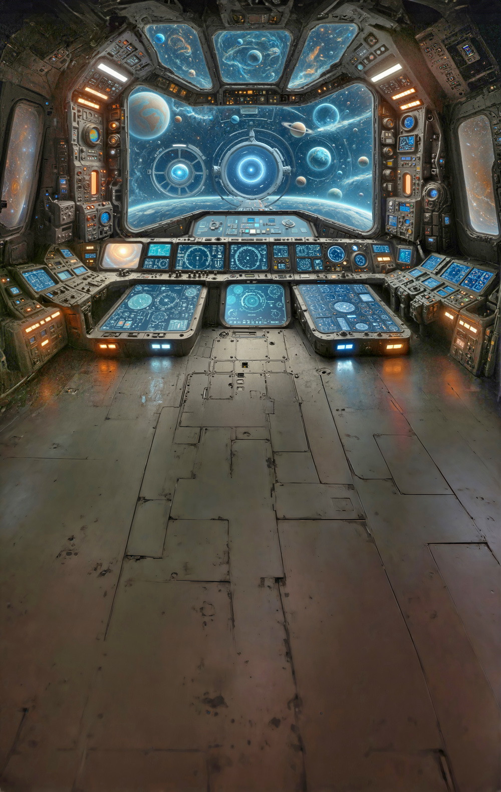 Нейрофотофон "Космический корабль" (темный) стена/пол