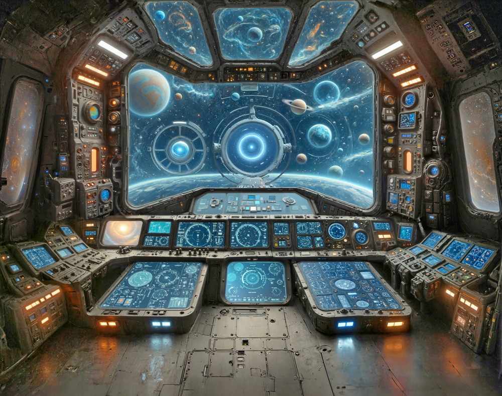 Нейрофотофон "Космический корабль" (темный)