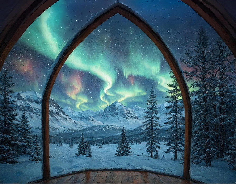 Backdrop "Nothern lights 2.0"