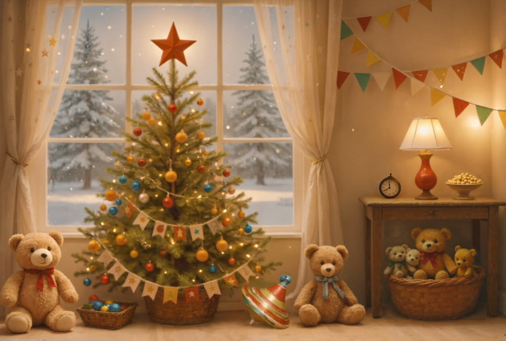 Backdrop "Soviet childhood"