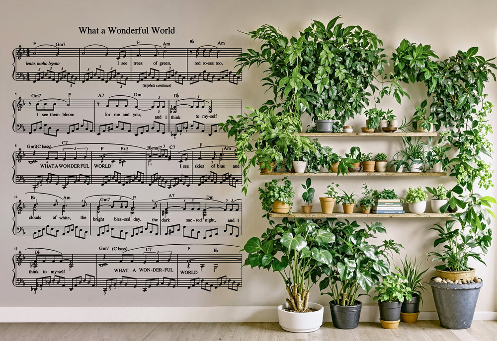 Нейрофотофон "Стена с нотами, вариант 1" Нейрофотофон "Стена с нотами, вариант 1"