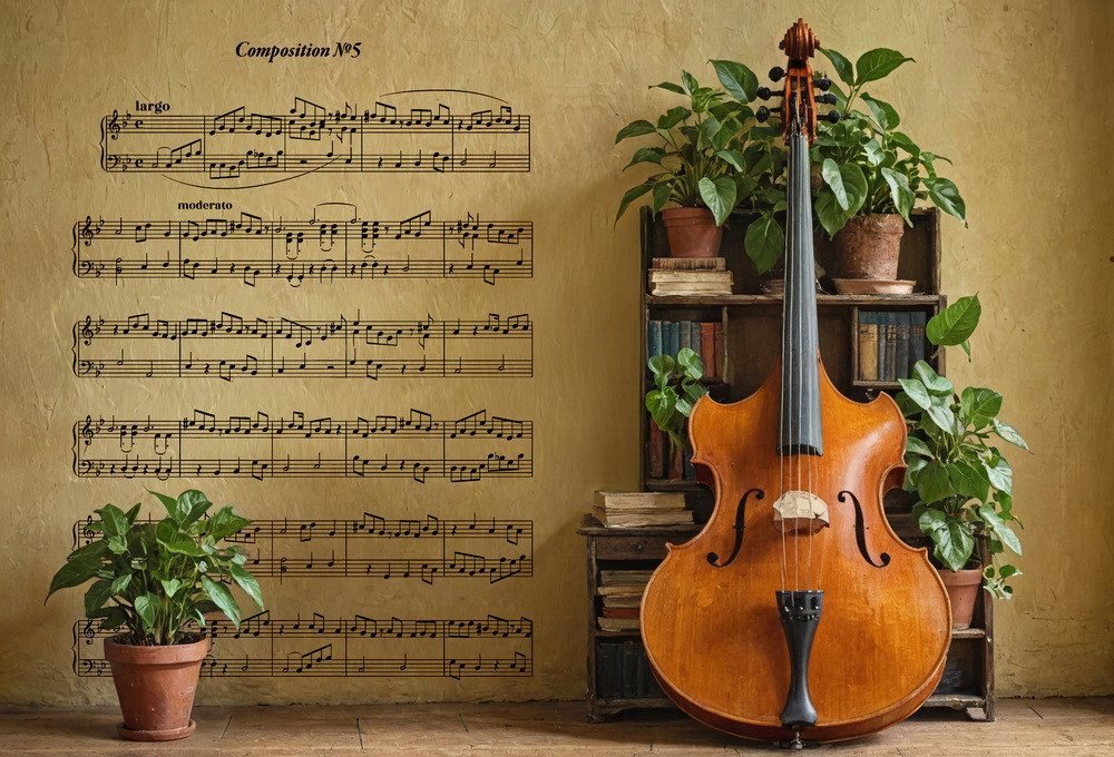 Backdrop "Notes on the wall, ver.2"