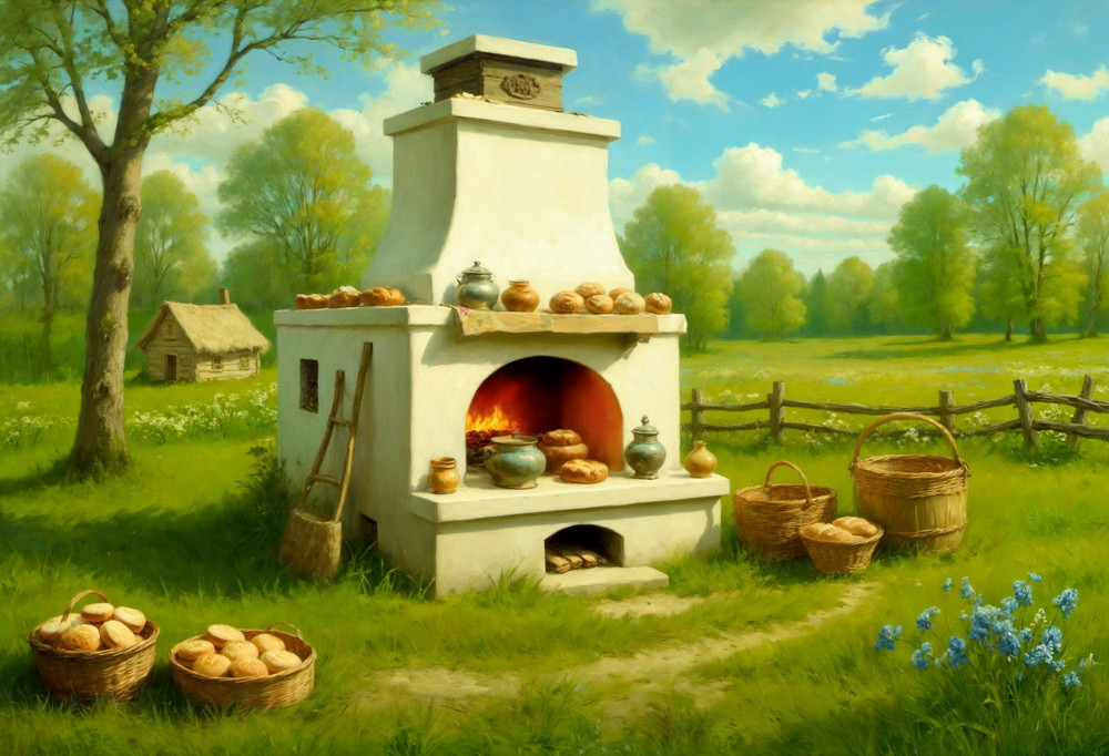 Backdrop "Fairy tale geese and swans"