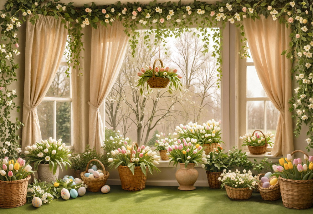 Backdrop "Light morning at spring"