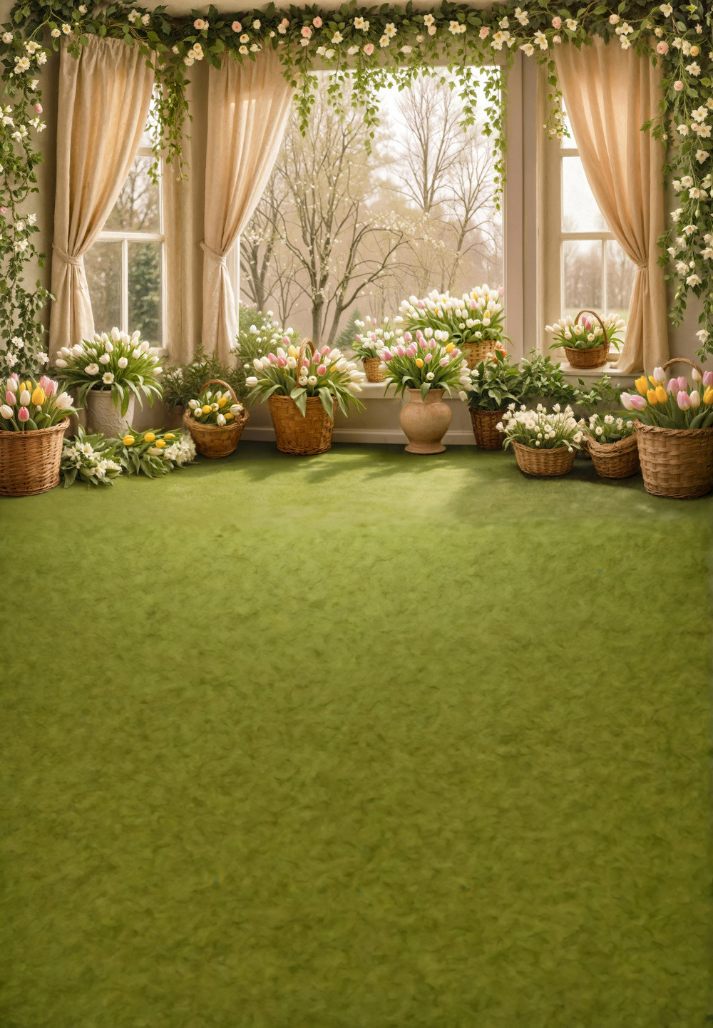 Нейрофотофон "Ясное утро (весна)" стена/пол