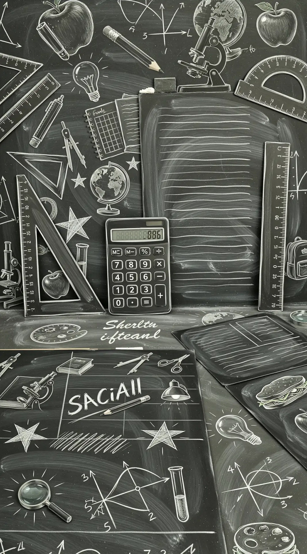 Фотозона "Моя школа" стена/пол на заказ