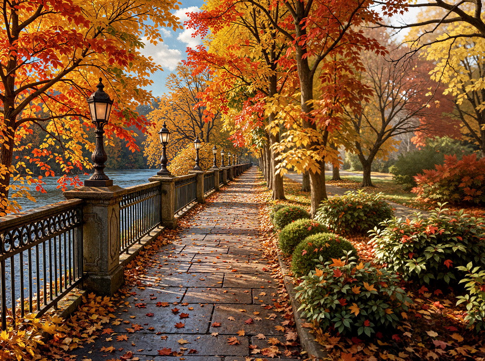 Backdrop "Autumn park" Backdrop "Autumn park"