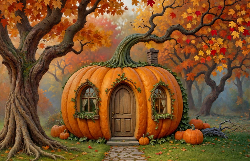 Backdrop "Pumpkin house 2.0"
