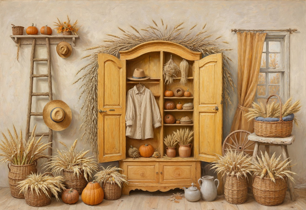 Backdrop "The gardener's closet (autumn)" 