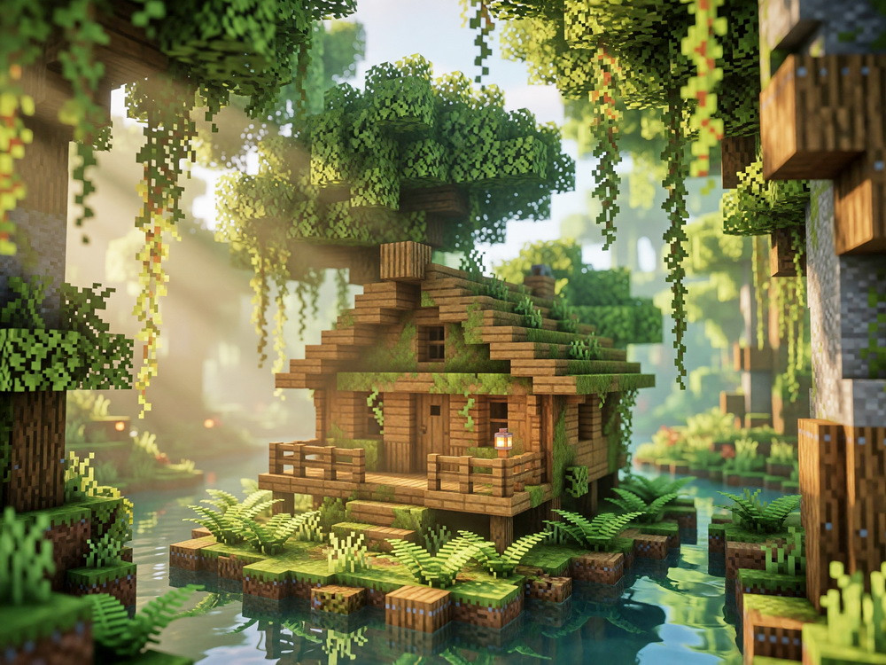 Backdrop "Minecraft world"