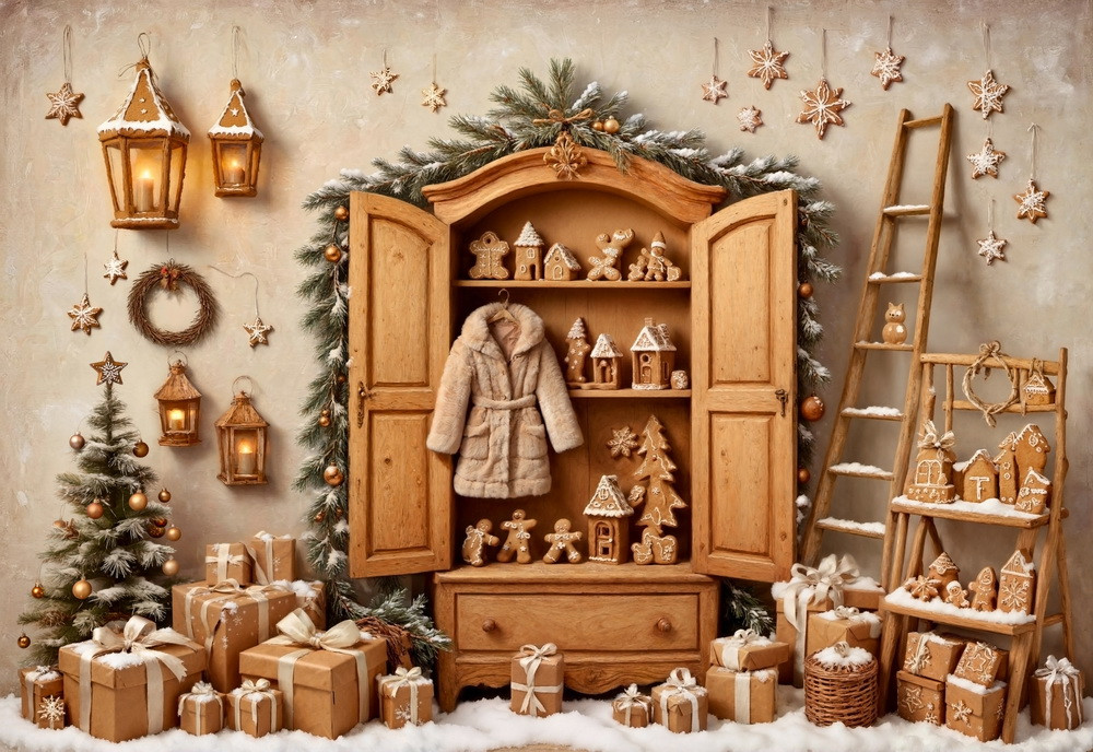 Backdrop "The gardener's closet (xmas)" 