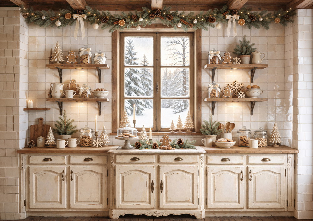 Backdrop "Christmas kitchen 4.0"