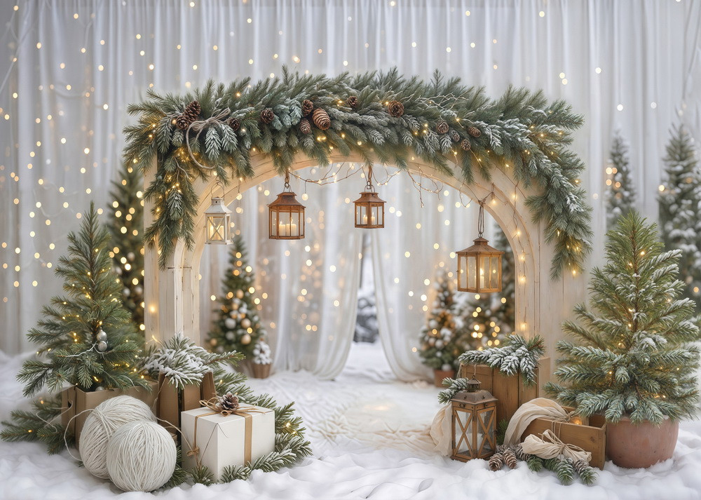Backdrop "Snow symphony"