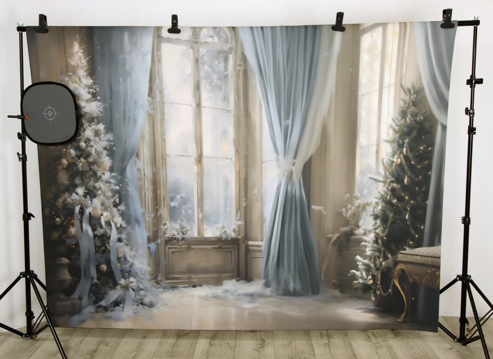 Backdrop "Blue room  (xmas)"