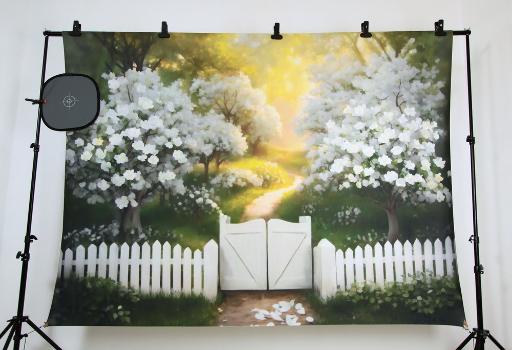 Backdrop "Apple garden"