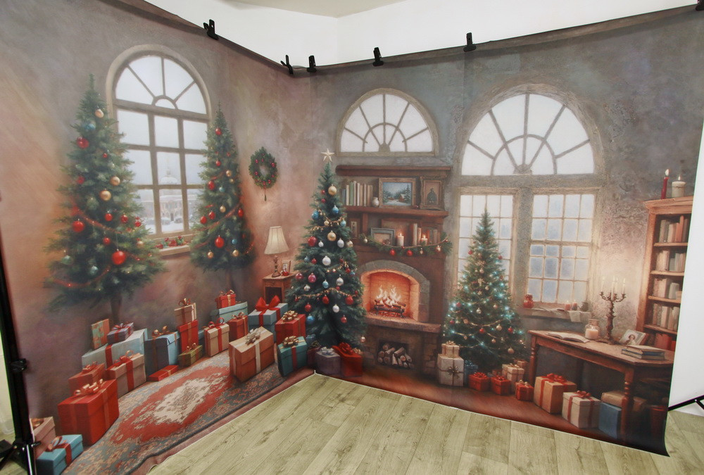 Backdrop "Christmas room 3d"