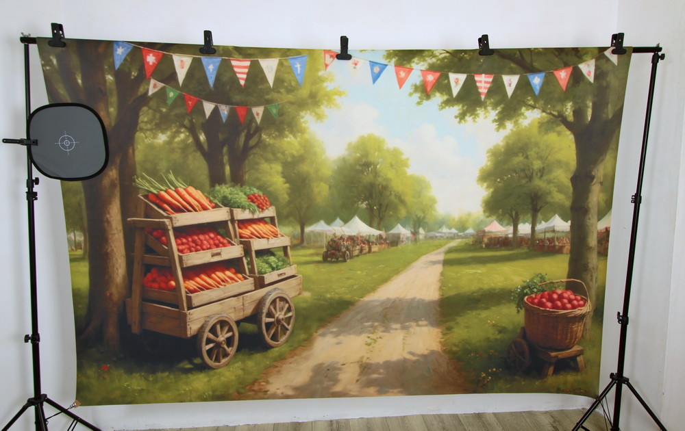 Backdrop "Carrot spring fair"