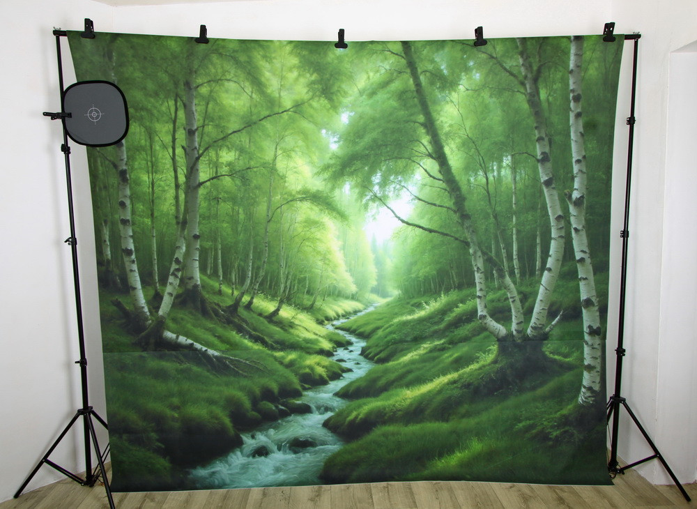 Backdrop "Summer forest stream"