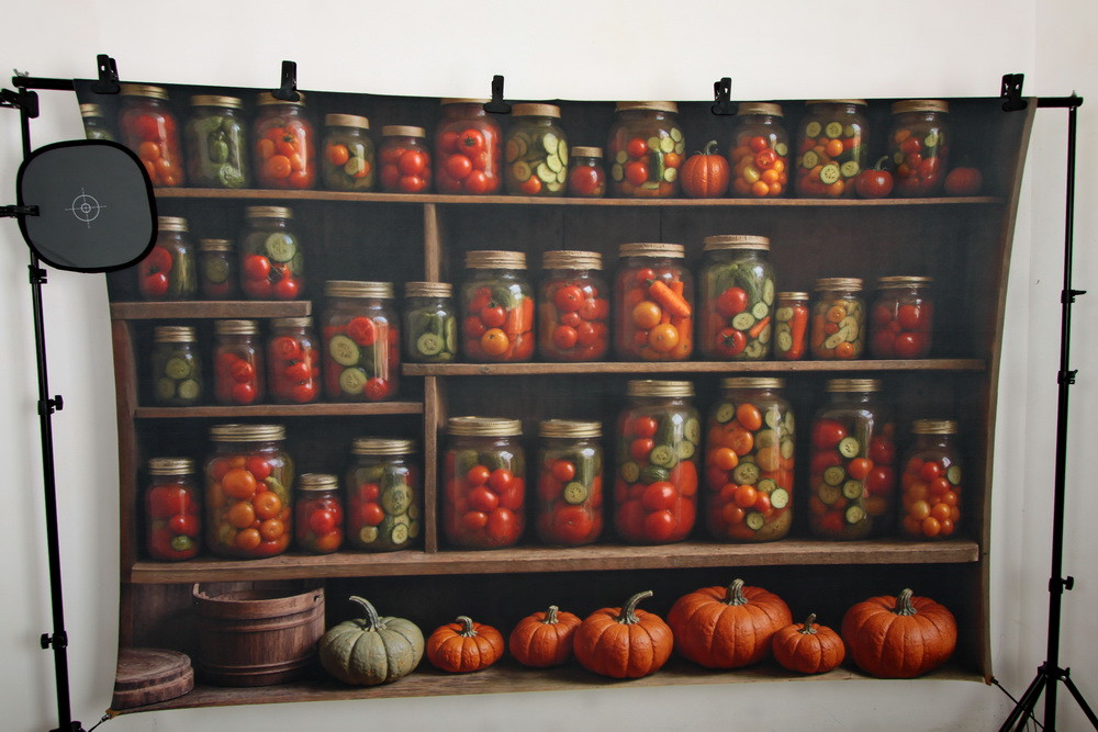 Нейрофотофон "Полки с банками темные (горизонтальные)"