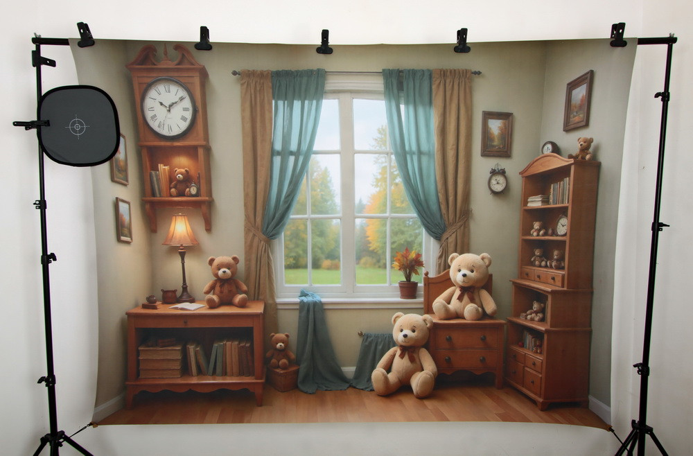 Нейрофотофон "Осенняя комната с мишками"