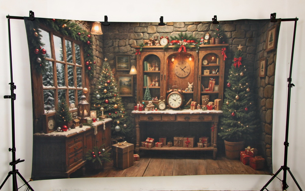 Backdrop "Santa's workshop"