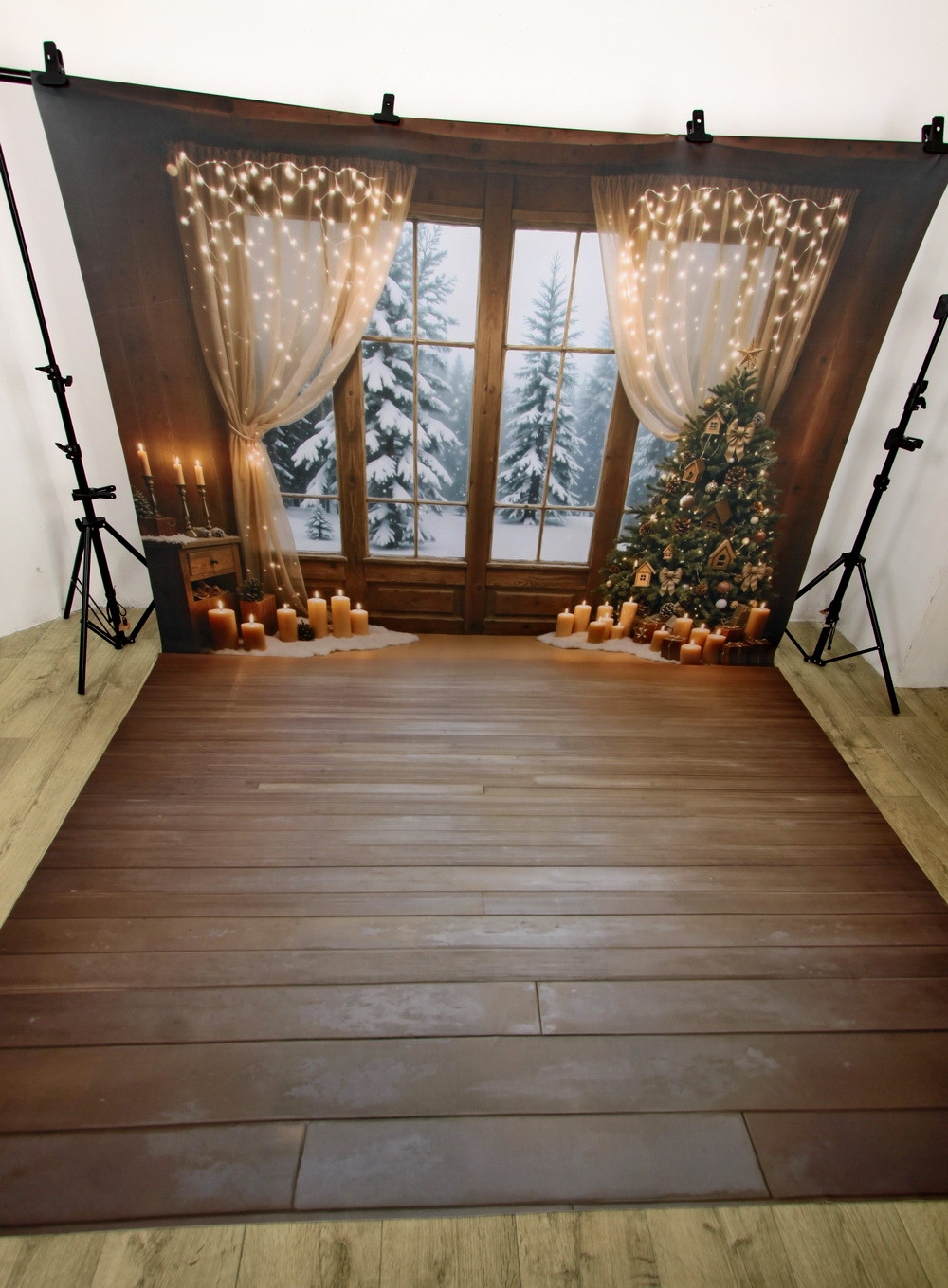 Нейрофотофон "Зимние окна" стена/пол