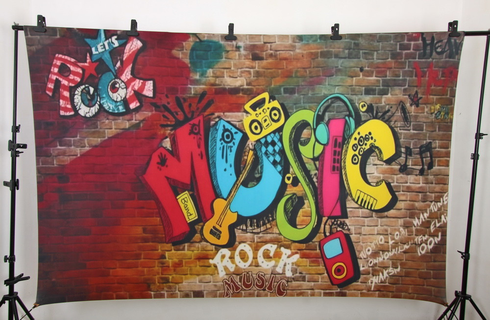 Фотофон "граффити Rock Music"