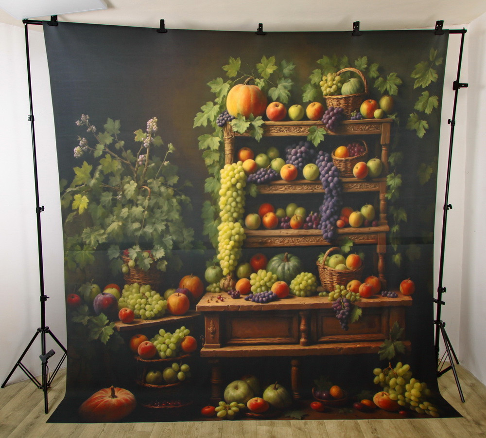 Backdrop "Still life with vines"