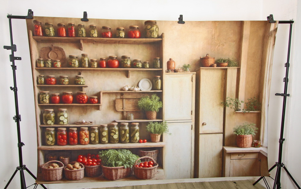 Backdrop "Light kitchen room"