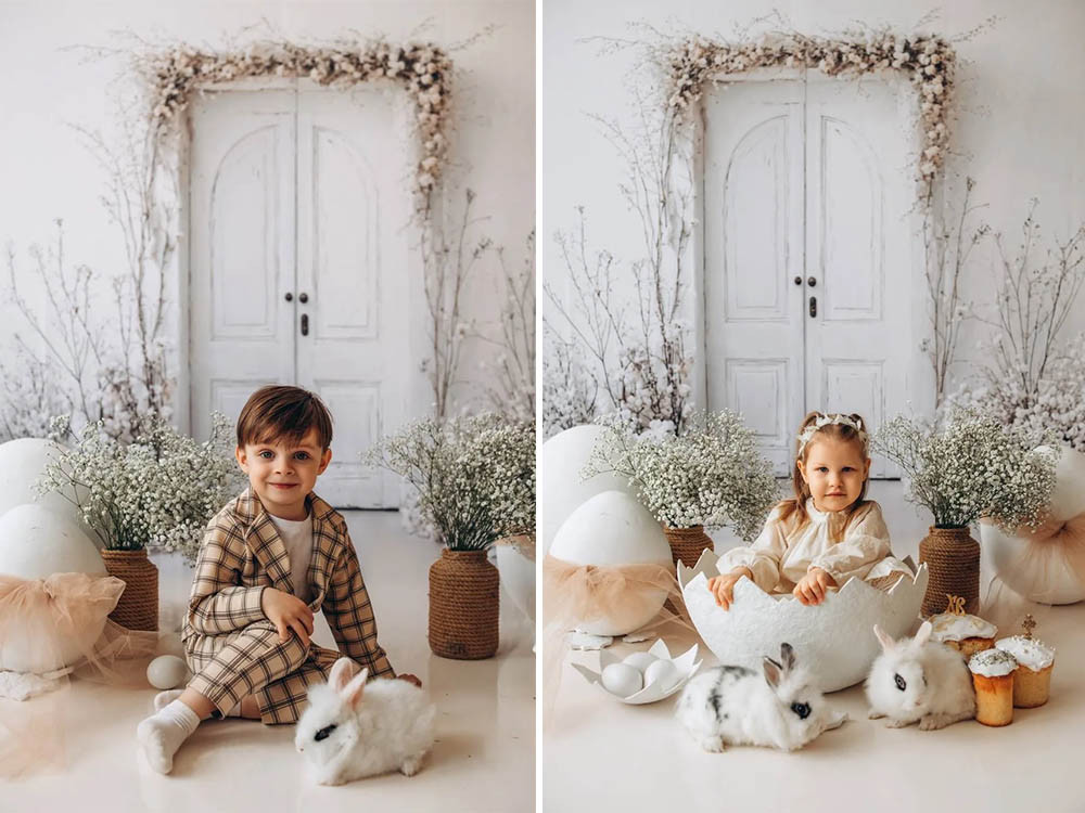 Нейрофотофон "Белая дверь с сухоцветами"